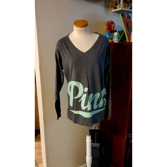 PINK WOMENS LS TSHIRT - Picture 1 of 3